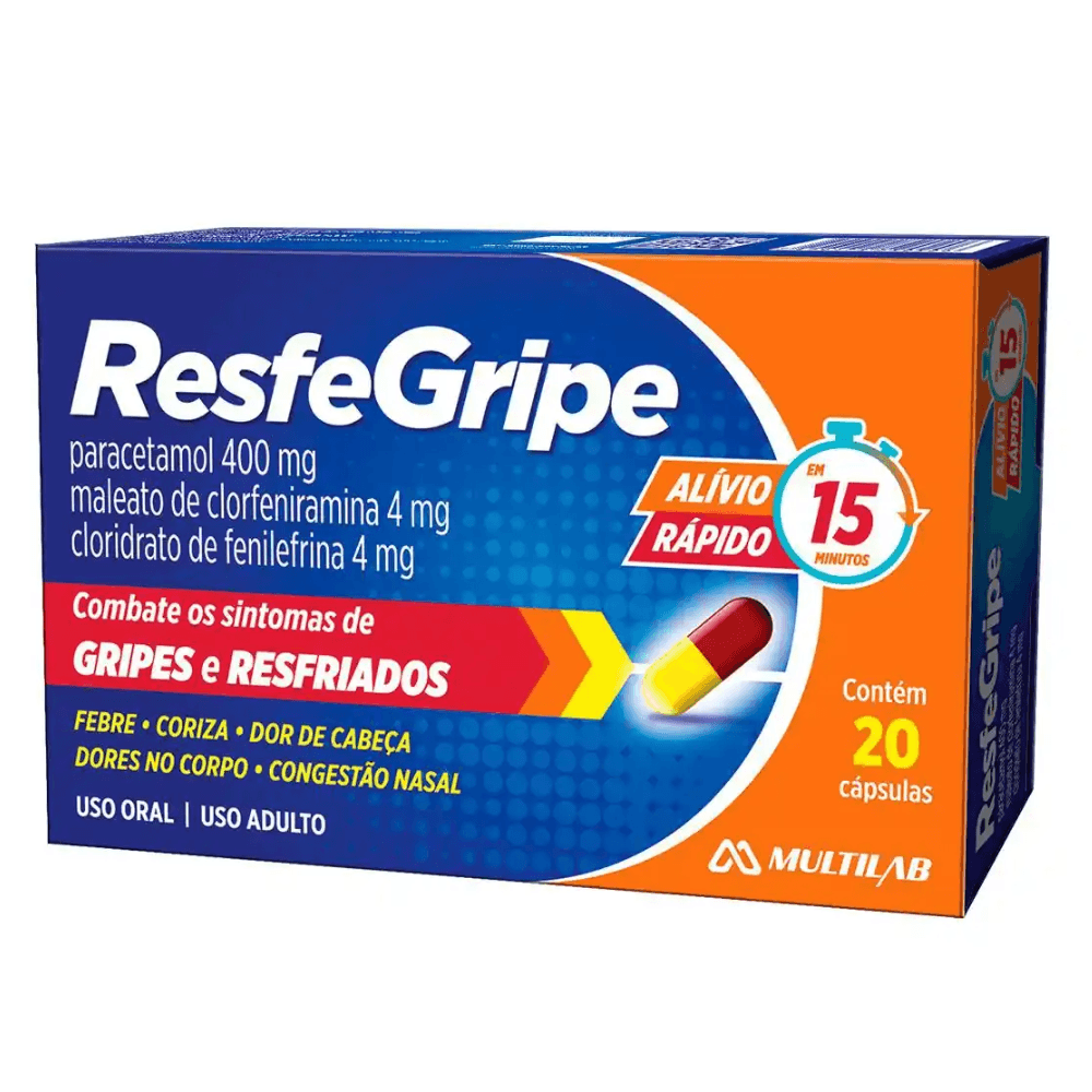Resfegripe com 20 Cápsulas